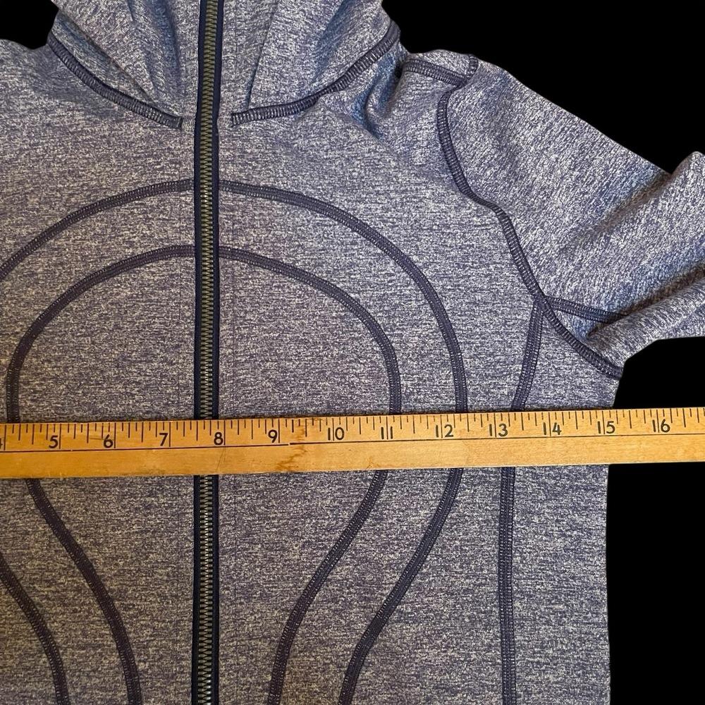 Lululemon Stride II Jacket Womens Size 2 Full Zip Hood Thumb Holes Moisture Wick - Picture 6 of 8